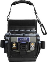 Pochette à outils pour électricien MELOTOUGH, pochette à outils pour technicien de service avec fond rigide, pochettes à outils pour électricien avec clip