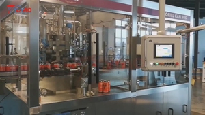 Năng suất cao hoàn toàn tự động nhôm tin có thể có ga đồ uống đóng hộp dây chuyền sản xuất thiết bị - Product Image 3