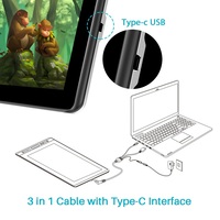 Tablette graphique numérique Huion KAMVAS Pro 16, Écran tactile électromagnétique, Écrans interactifs pour le dessin