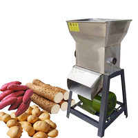 Broyeur humide commercial en acier inoxydable de 800 kg/h pour patate douce, manioc, taro, raffineur de pulpe de fécule, extracteur, séparateur, broyeur d'aliments