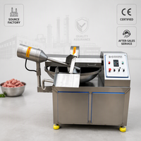 Hachoir à viande commercial pour ligne de production de saucisses, boulettes, raviolis et pâtes de poisson