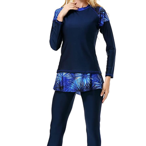 Conjunto de Burkini Personalizado 2026 para Mujer, Corte Alto, Logotipo Frontal, Secado Rápido, Traje de Baño de 2 Piezas, ¡Gran Oferta! - Product Image 3