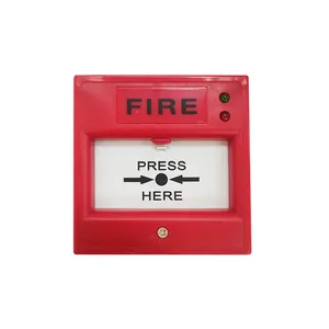 화재 시스템 수동 화재 비상 통화 버튼 유리 수동 화재 호출 포인트 휴식