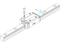 Bloc linéaire de rail de guidage linéaire de la série THK HSR patin linéaire pièces de machine CNC HSR15 HSR20