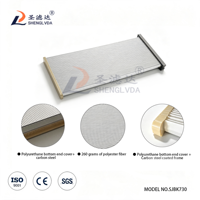 Filtre plissé pour dépoussiéreur 730x80x1540mm, élément filtrant en polyester avec cadre, filtre de remplacement pour fumées industrielles
