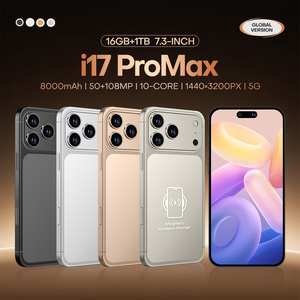 สมาร์ทโฟนรุ่นใหม่ I17PROMAX ปี 2025 หน่วยความจำ 16GB+<span class=keywords><strong>1TB</strong></span> ชิปประมวลผล Deca Core หน้าจอ 7.3 นิ้ว แบตเตอรี่ 6000mAh รองรับการชาร์จเร็ว 65W ระบบปฏิบัติการ Android ของแท้ ปลดล็อคทั่วโลก รองรับ 5G - Product Image 2