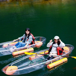 CEYU <span class=keywords><strong>2</strong></span> personnes Clear Kayak <span class=keywords><strong>Hotel</strong></span> Beach Resort Boat Transparent épaissi respectueux de l'environnement Canoë pour une utilisation en station balnéaire - Product Image 3