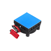 Kipas pendingin radiator oranye pi 5 Plus, kit kipas pendingin papan pengembangan dengan wastafel panas aluminium oranye pi 5 plus