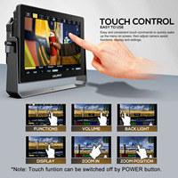 Moniteur de photographie extérieur Lilliput HT10S 10,1 pouces 1500 nits avec contrôle de caméra, 4K HDMI, 3G-SDI, HDR, 3D-LUT pour la réalisation de films Sony