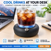 Sous-verre rafraîchissant personnalisé avec options de couleur du boîtier, finition de la plaque et de boutons, services OEM/ODM, marque privée et emballage sur mesure