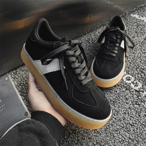 Zapatos de Hombre de Alta Calidad en Tendencia 2025, Estilo Vintage <span class=keywords><strong>para</strong></span> Trabajo, Casuales de Caña Baja, con Suela Gruesa, Estilo Skateboard, <span class=keywords><strong>para</strong></span> Caminar - Product Image 5