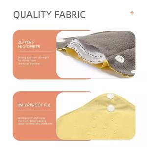 Meilleure serviette menstruelle lavable pour dames, <span class=keywords><strong>serviettes</strong></span> <span class=keywords><strong>hygiéniques</strong></span> réutilisables, tampons en tissu avec doublure en bambou, tampon pour maman pour la journée des femmes - Product Image 4