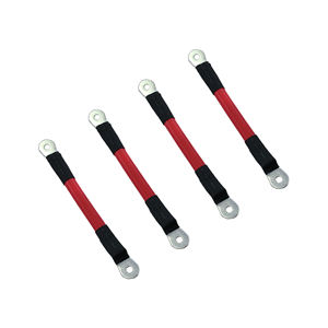 Премиальный электронный кабель 2AWG из луженой меди, длина 2 фута, клеммы 3/8 дюйма, ПВХ-оболочка, для подключения солнечных инверторов - Product Image 4