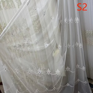 Offre spéciale de <span class=keywords><strong>tissu</strong></span> pour rideaux en voile <span class=keywords><strong>blanc</strong></span> de haute qualité à bas prix pour le salon - Product Image 6