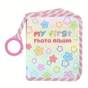 <span class=keywords><strong>Album</strong></span> <span class=keywords><strong>photo</strong></span> bébé en tissu simple et mignon, livre souvenir de la croissance du nouveau-né, 9 pouces, durable et portable avec impression numérique - Product Image 1