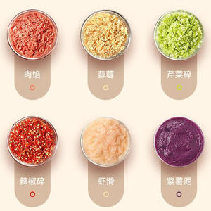 Mini picadora eléctrica de alimentos con carga tipo C, cuchilla de acero inoxidable, carcasa de plástico, control por botón pulsador para uso en la cocina - Product Image 4