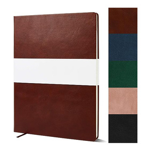<b>Line</b> Dot Grid Journal Hardcover A5 Custom Leather <b>Notebook</b> With Gift Box - Product Image 2