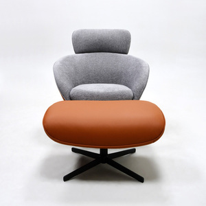 Nouveau design, fauteuil de détente, style minimaliste, chaise longue, mobilier de maison, salon, canapé une place, tissu personnalisable - Product Image 3