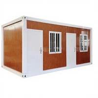 Maisons conteneurs modulaires en panneaux sandwich 10ft 20ft 40ft, en acier, en kit, direct usine, pour usage extérieur, villa, bureau rural