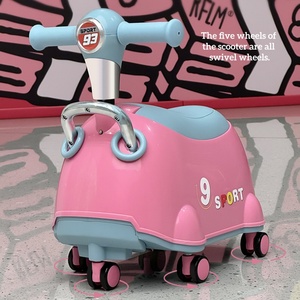 Monopattino per Bambini 3 in 1 con 5 Ruote, Bici Senza Pedali, Scooter da Allenamento, Auto Giocattolo Sicura per Bambini - Product Image 4