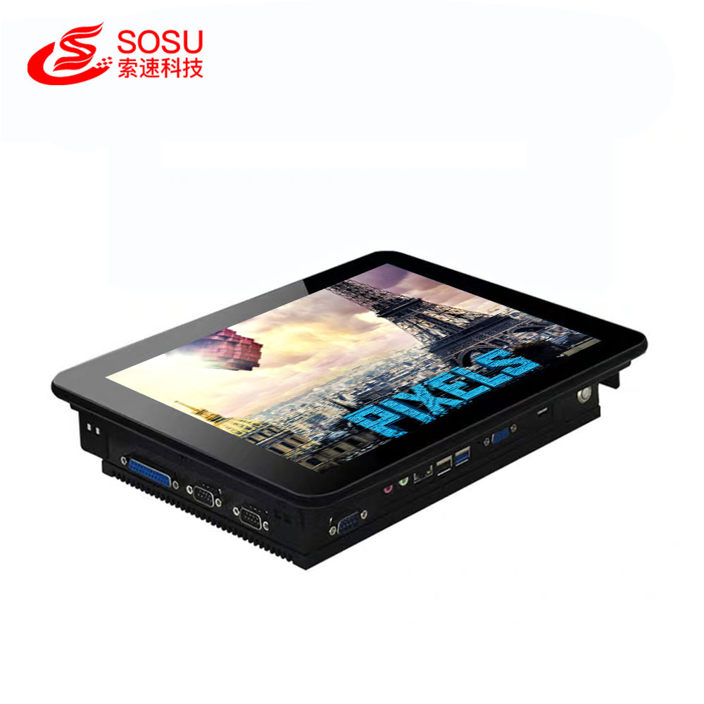 Все в одном ПК 4 Гб RAM безвентиляторная 12,1 дюймовая панель ПК сенсорный экран для промышленного использования