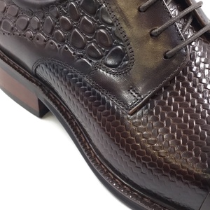 Nouvelle Collection Hiver-Automne : Chaussures Habillées Vintage en Cuir Véritable de Vache Italien, Faites à la Main, Marron Foncé, Qualité Supérieure, Style Classique et Élégant - Product Image 6