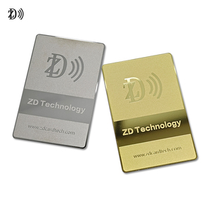 Carte de Membre VIP Personnalisable en Métal Gravé Carte Cadeau de Luxe en Métal Doré en Acier Inoxydable avec <span class=keywords><strong>Puce</strong></span> RFID Nfc pour les Entreprises - Product Image 3
