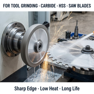 1F1 200mm Meule CBN collée en résine Acier haute performance <span class=keywords><strong>pour</strong></span> l'affûtage de la <span class=keywords><strong>tronçonneuse</strong></span> <span class=keywords><strong>Disque</strong></span> abrasif élevé de 10mm d'épaisseur - Product Image 4