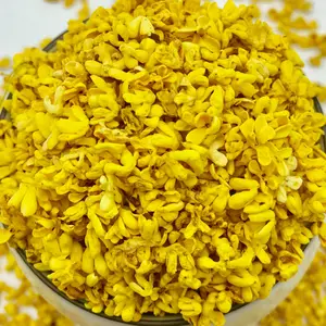 ชาดอกไม้จีนแห้ง Osmanthus ดอกไม้อินทรีย์โกลเด้น Osmanthus ชาแห้งชา Osmanthus สีเหลืองในสต็อก