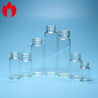Kecil Benang Bening Botol Kaca Botol Dengan Sekrup leher
