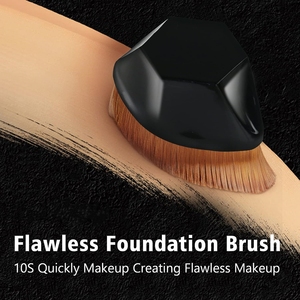 Brocha de Maquillaje Kabuki Plana para Base de Maquillaje, 55 <span class=keywords><strong>Magic</strong></span>, Ideal para BB Cream, Venta Caliente - Product Image 3