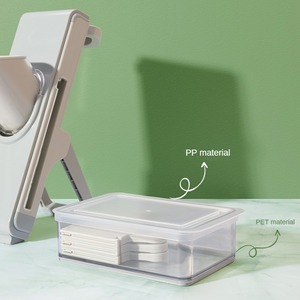 Affettatrice per fettine di patate in plastica Multi-affettatrice taglia <span class=keywords><strong>verdure</strong></span> gadget da cucina per frutta e verdura da tagliare e tagliare - Product Image 5