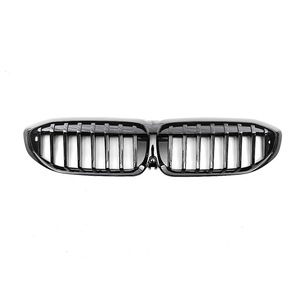 Rejilla Delantera Negra Brillante para BMW G20, Repuesto para Serie 3 2020-2022, Material ABS - Product Image 1