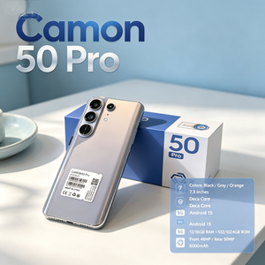 Teléfono Inteligente Original Android Camon 50 Pro 5G, Pantalla Ligeramente Curva de 7.3 Pulgadas, 16GB de RAM, 1TB de Almacenamiento, Deca Core, CDMA LTE, Doble SIM - Product Image 2