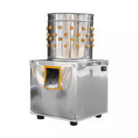 Acier inoxydable Volaille plucker/Capacité 4-5 plumes de poulet plucker machine/Plein automatiquement épilation