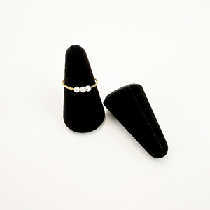 Ensemble professionnel de présentoirs à bijoux - Supports en microfibre pour bagues et boucles d'oreilles avec accessoires de comptoir pour une présentation efficace - Product Image 5