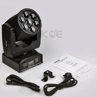 Mini projecteur LED Movinghead Beam Wash Zoom 7x12 LED