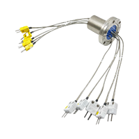 10 Façons de réaliser un traversant sous vide multi-canaux de type K pour thermocouple, hermétique, de qualité salle blanche UHV, pour laboratoire d'épitaxie