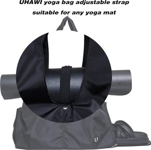 Échantillon gratuit Dernier sac de shopping unisexe grande capacité Sac de sport tendance Sac à main pour femmes Sac de yoga léger - Product Image 6