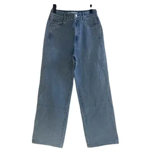 ריינסטון ג'ינס רגליים רחבות בטן בקרת ג'ינס מעיל חליפת סרבל לנשים במידות גדולות מטען הפופולרי ביותר