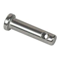 Steel Fastener Bolt Flat Head Clevis Pin with Hole and Cotter Pins DIN 1444 Standard Bright Finish Black 6-100mm Industrial Use