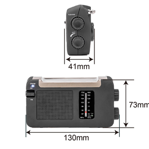 <span class=keywords><strong>Radio</strong></span> de emergencia con manivela con energía solar <span class=keywords><strong>Radio</strong></span> AM/FM <span class=keywords><strong>Radio</strong></span> meteorológica portátil con linterna LED y cargador de teléfono - Product Image 4