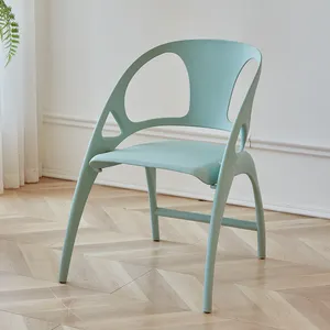 너도밤 나무 다리와 도매 북유럽 현대 디자인 폴리 프로필렌 튤립 다이닝 플라스틱 의자