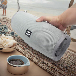 Tg436 loa ngoài trời di động FM TF thẻ Bluetooth AUX Hands cuộc gọi miễn phí TWS eo không dây Bluetooth BT vải Loa - Product Image 1