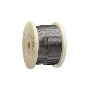 La industria 500FT 1000FT 1/8 "3/16" 1/4 "7*7*19 DE <span class=keywords><strong>ACERO</strong></span> INOXIDABLE <span class=keywords><strong>Cable</strong></span> de <span class=keywords><strong>acero</strong></span> galvanizado cuerda de alambre de eslingas precio/elevación/teleférico - Product Image 2