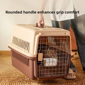 Cage de transport extérieure pour animaux de compagnie, respirante, rectangulaire, portable, résistante à l'usure et à la pression, pour <span class=keywords><strong>chats</strong></span> et chiens - Product Image 3