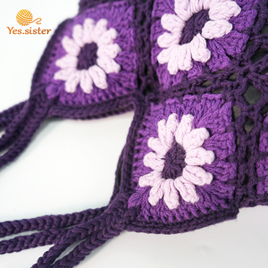 Eleganza Fatti A Mano Sacchetti di Spalla Della Signora di Medie Dimensioni Crochet Borse - Product Image 5