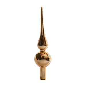 PUNTA DE VIDRIO EN COLOR DORADO BRILLANTE, 27 CM DE ALTURA - Product Image 1