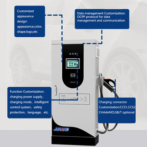 <span class=keywords><strong>JUH</strong></span> 60KW à 400KW Commercial Ethernet Wifi 4G OCPP1.6 EV Station de charge IP55 Pile de charge EV montée au sol pour le chargement de la voiture - Product Image 2
