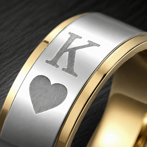 JLM Venta al por Mayor Anillos Personalizados <span class=keywords><strong>de</strong></span> Acero <span class=keywords><strong>de</strong></span> Titanio con Baño <span class=keywords><strong>de</strong></span> Oro <span class=keywords><strong>de</strong></span> 18K que No se Desvanecen, Anillos a Juego <span class=keywords><strong>para</strong></span> Parejas, <span class=keywords><strong>Anillo</strong></span> <span class=keywords><strong>de</strong></span> <span class=keywords><strong>Promesa</strong></span> <span class=keywords><strong>de</strong></span> Boda, Joyería, Regalo, Fiesta - Product Image 3